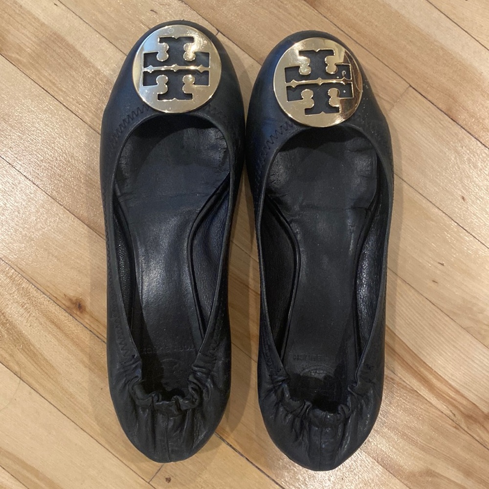 Tory Burch Minnie Leather Ballet Flat